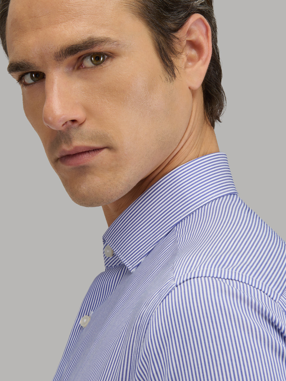 CAMICIA UOMO XACUS TRAVEL SHIRT RIGATA TAYLOR 11810 WF558ML