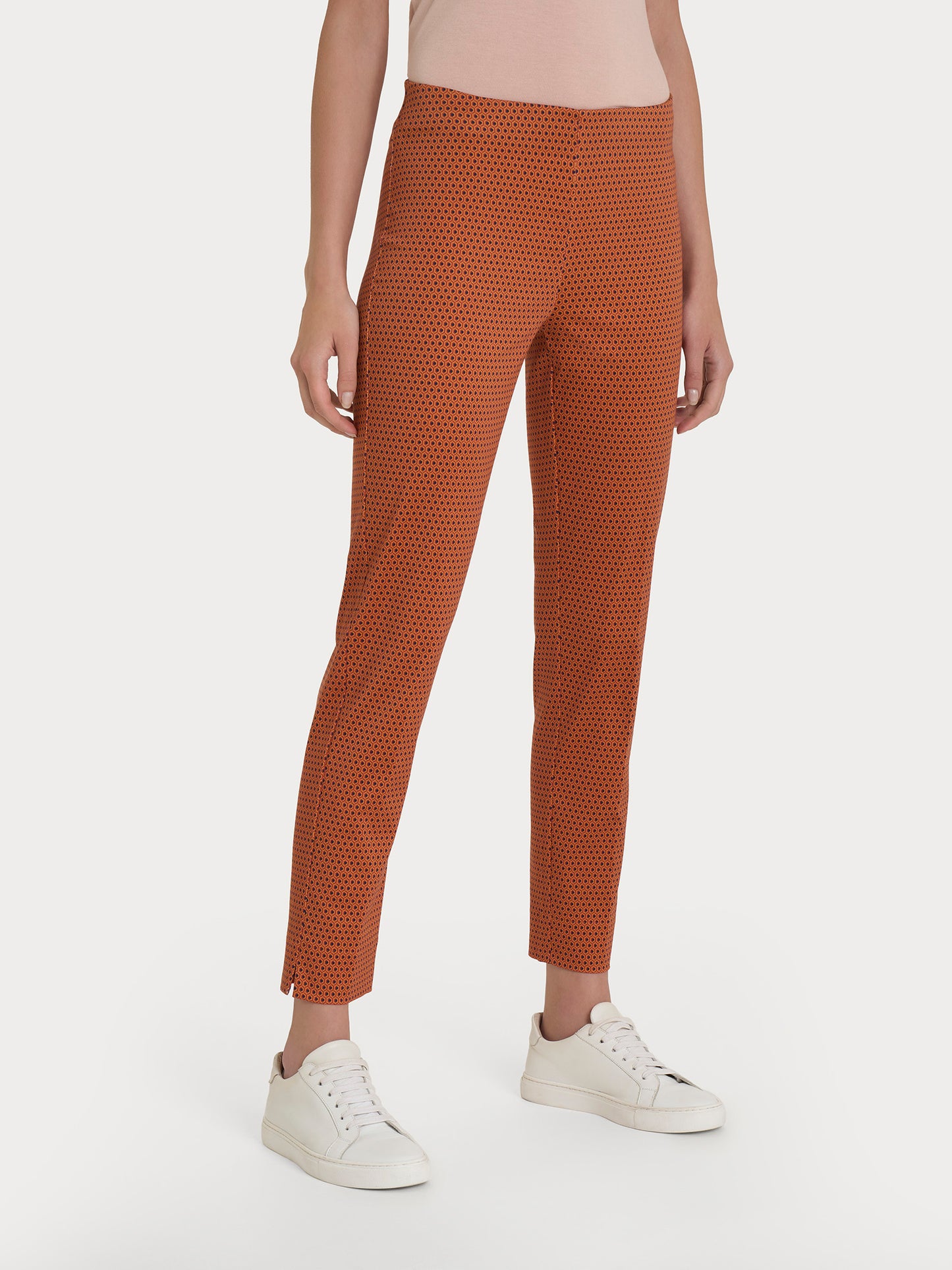 PANTALONE DONNA LEGGERO FANTASIA CAPRI PE DQ32PY