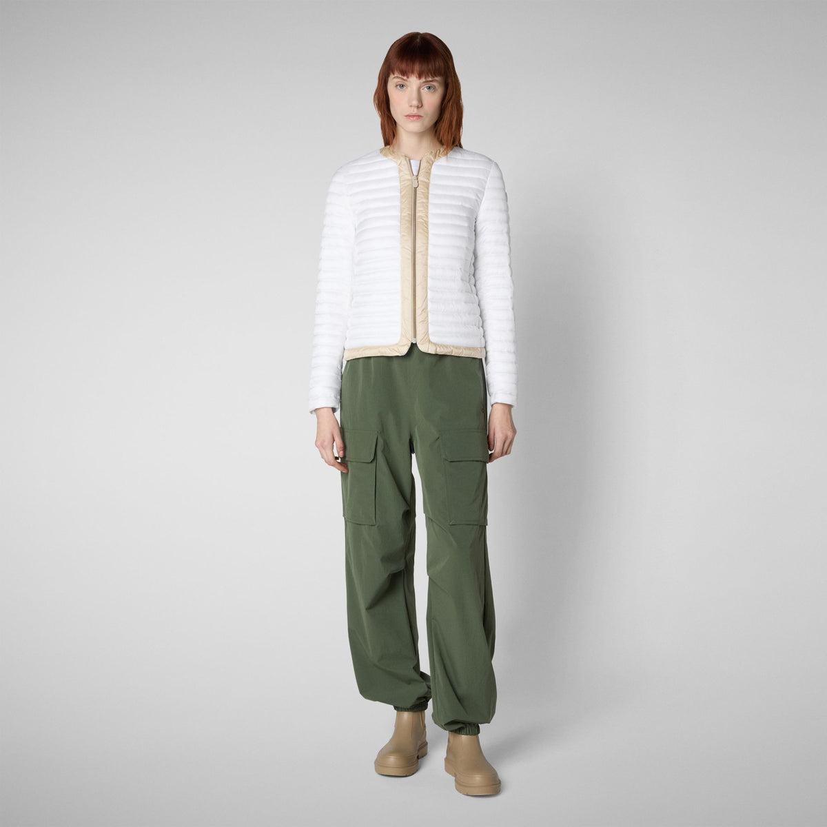 PIUMINO LEGGERO CHANEL DONNA SAVE THE DUCK PE CARINA D30614 IRIS