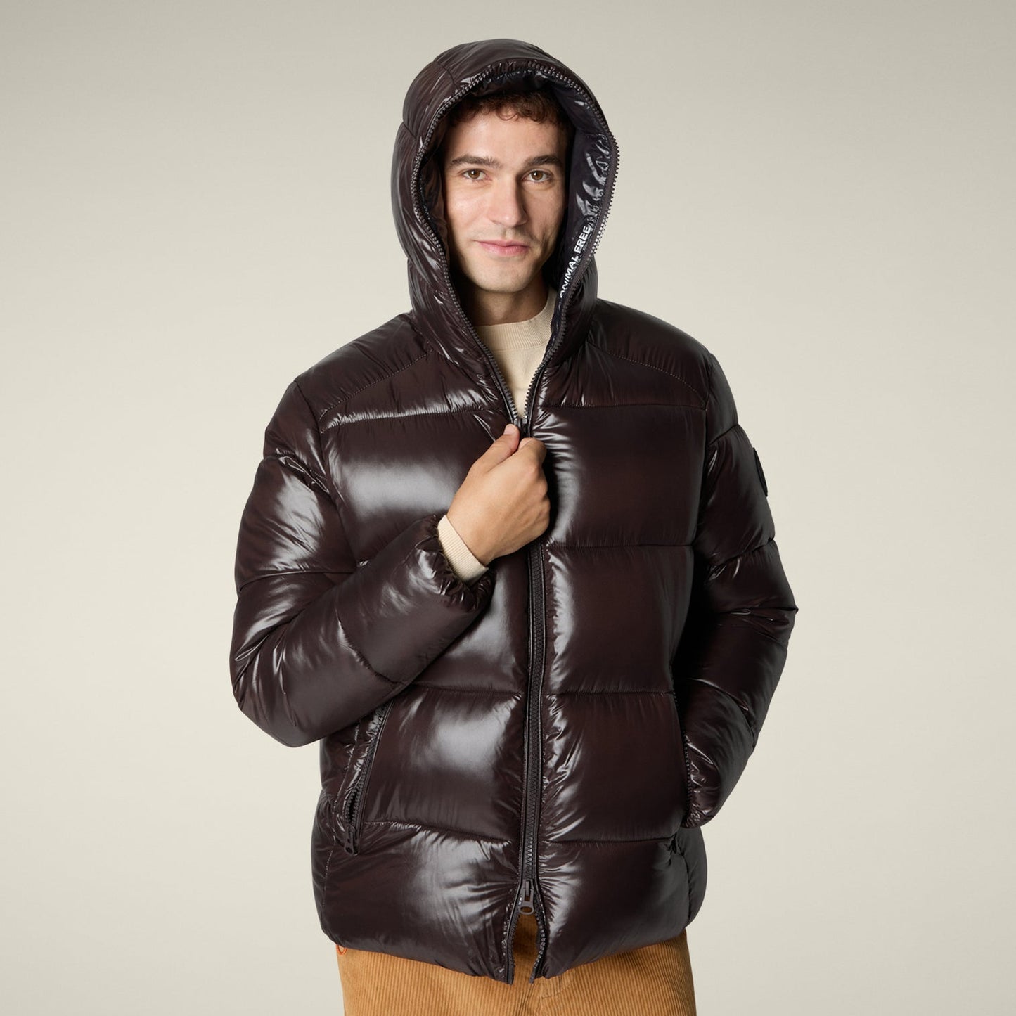 PIUMINO UOMO CON CAPPUCCIO SAVE THE DUCK EDGARD D31280M LUCK