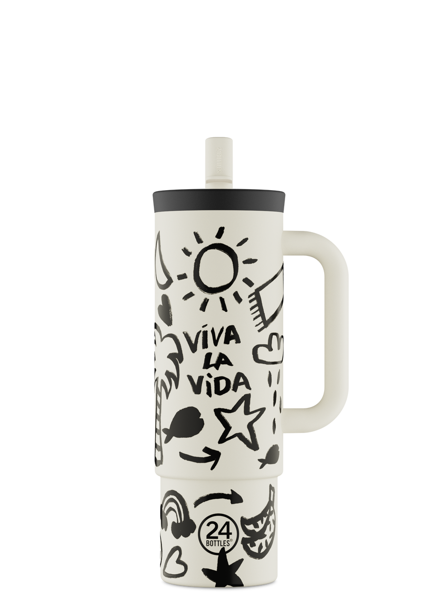 STRAW CUP CLIMA 24 BOTTLE 800ML VIVA LA VIDA
