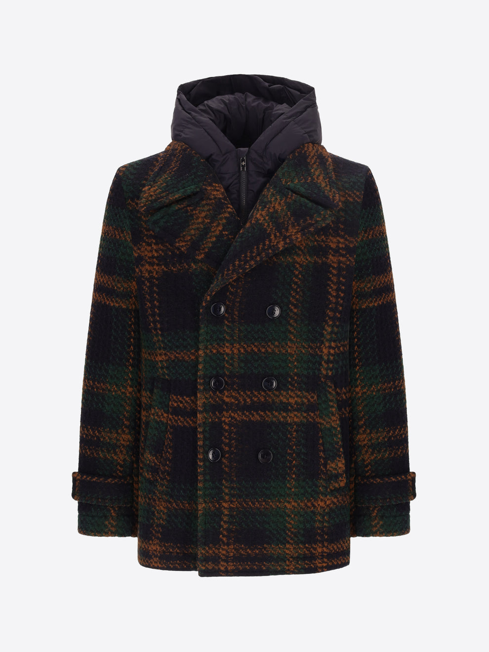 GIACCONE PEACOAT UOMO DOPPIO PETTO OVERCHEK DISTRETTO12 CARAVAGGIO GB1508