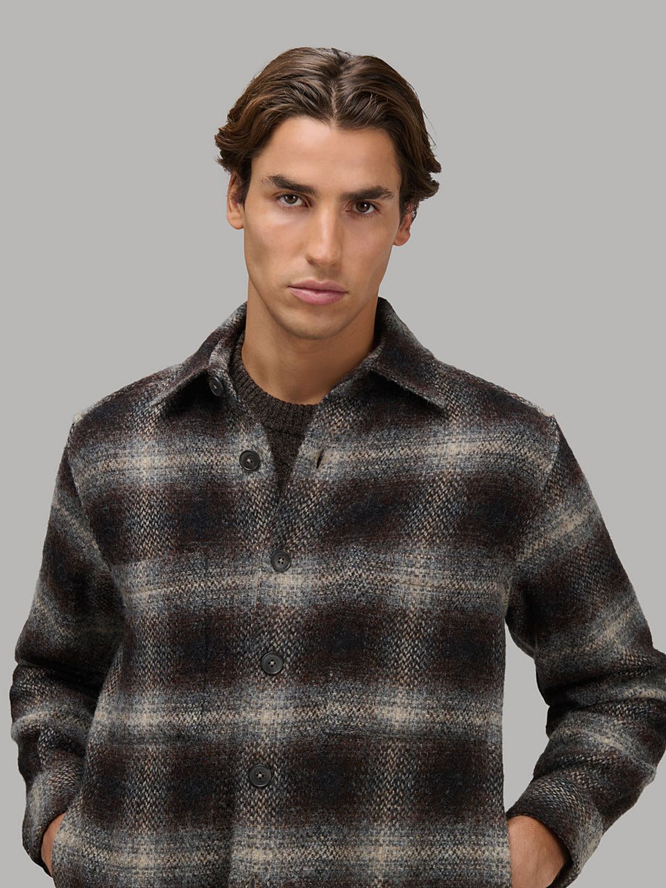 OVER SHIRT SCOZZESE UOMO XACUS 31442 169ML