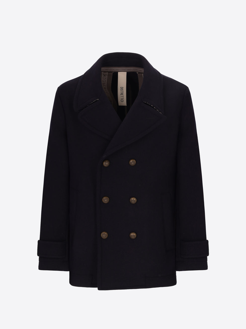 GIACCONE PEACOAT UOMO DOPPIO PETTO DISTRETTO12 MIRO GB1591