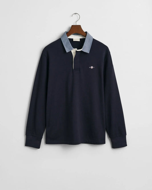 POLO UOMO AI GANT REG CHAMBRAY HEAVY RUGG 2004082