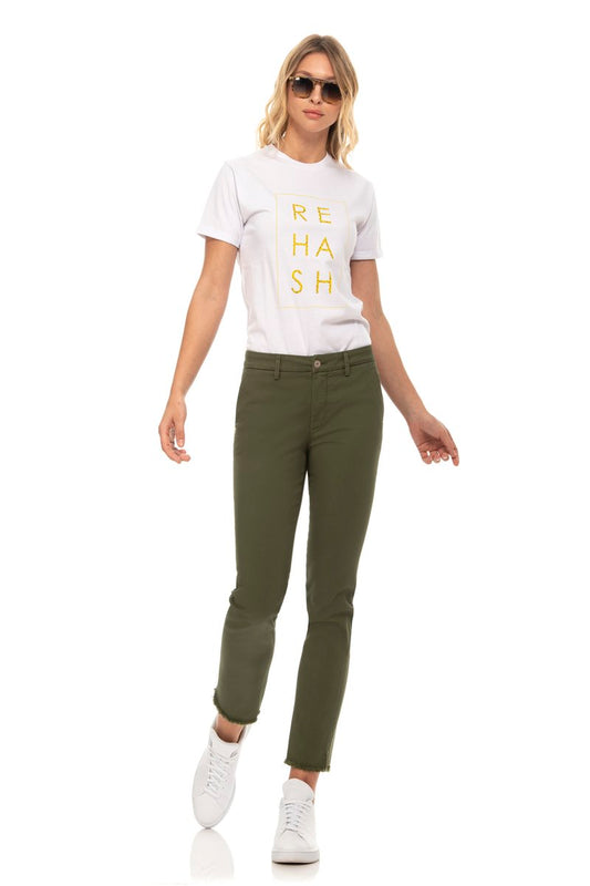 PANTALONE DONNA PE RE-HASH GLORIA CAP. P366SF 0119