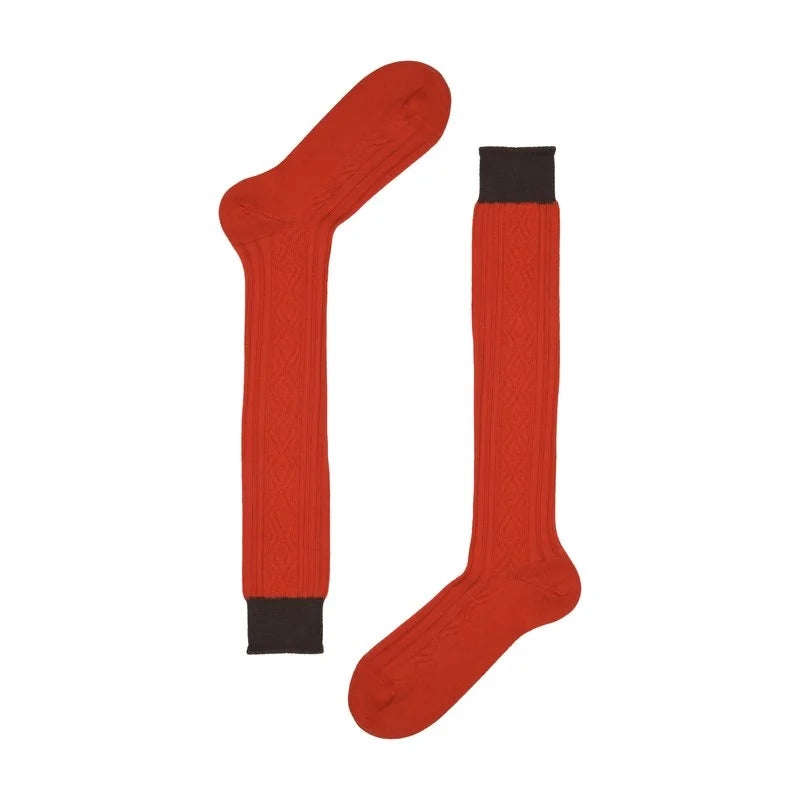CALZE LUNGA RED UOMO LANA TRECCIA 63480G