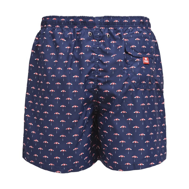BOXER MARE UOMO RED OMBRELLONI