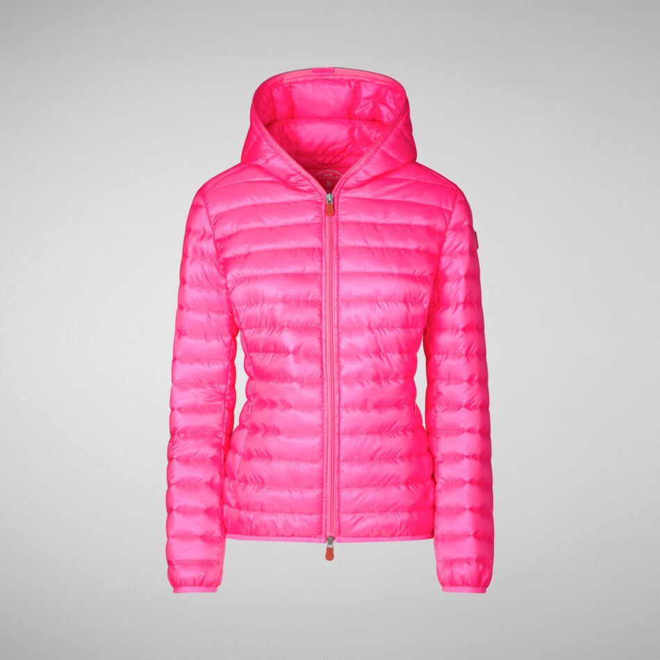 PIUMINO DONNA PE SAVE THE DUCK KYLA D33620W FLUO